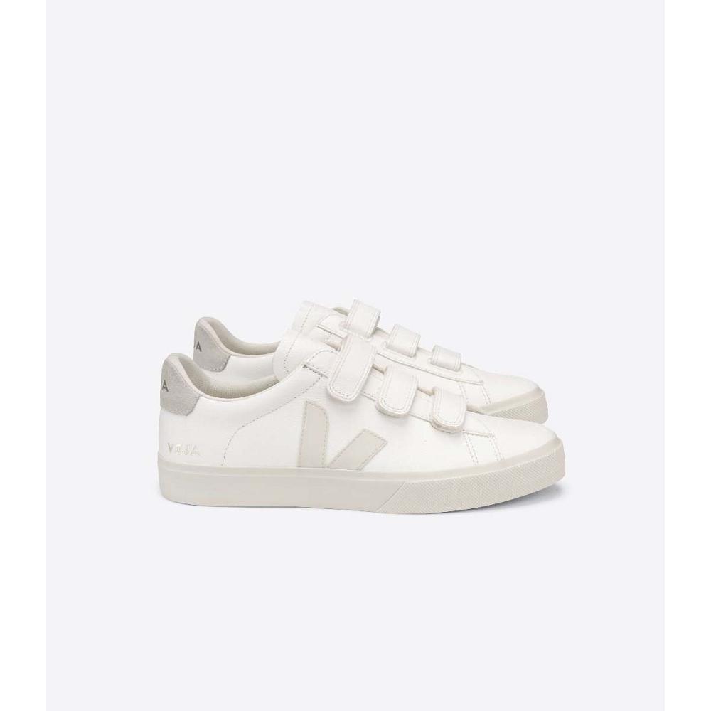 Women\'s Veja RECIFE CHROMEFREE Sneakers White/Beige | SG 623FDN